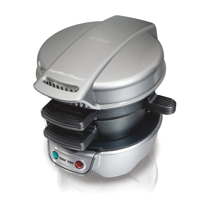 Hamilton Beach Breakfast Sandwich Maker, Silver
