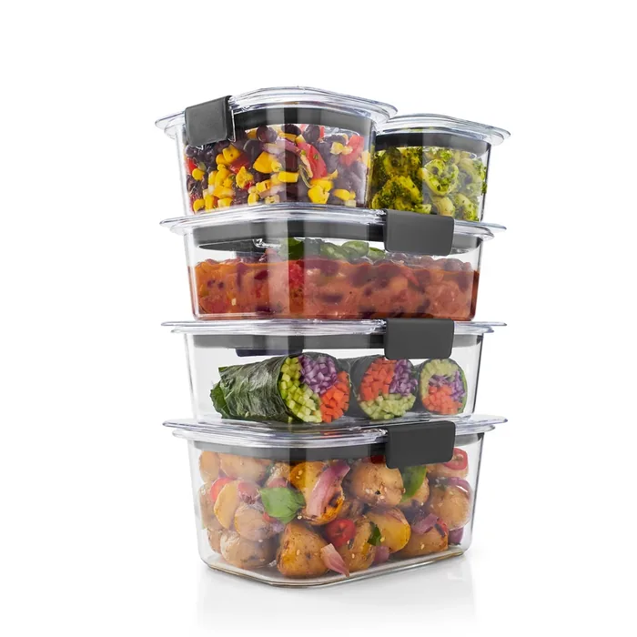 Rubbermaid Brilliance Food Storage Containers, 10-Piece Set