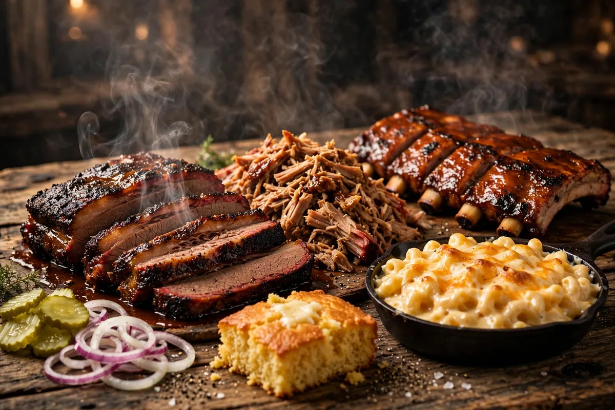 4 Rivers Smokehouse menu prices 2026 barbecue spread