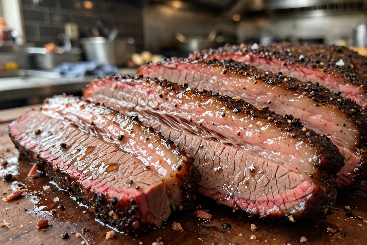 4 Rivers Smokehouse calories, sliced smoked brisket at the BBQ restaurant