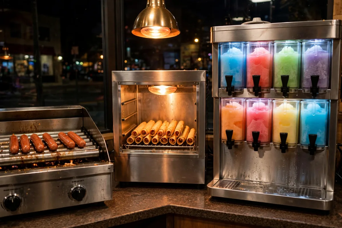 7 eleven menu prices 2026 hot food counter taquitos slurpee machine