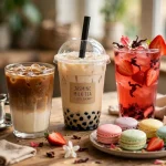 7 Leaves Cafe menu prices 2026 Vietnamese coffee and milk tea