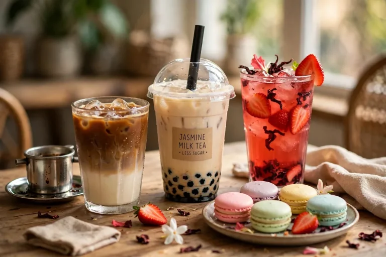 7 Leaves Cafe menu prices 2026 Vietnamese coffee and milk tea