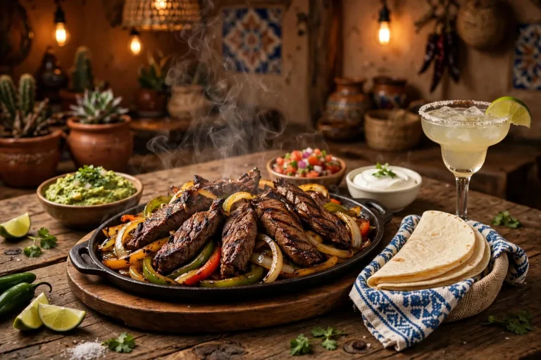 Abuelo's Mexican Restaurant menu prices 2026 sizzling steak fajitas