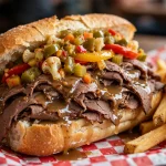 Al's Italian beef sandwich with fries - calories and nutrition guide