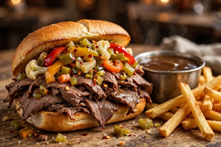 Al's Italian Beef menu prices 2026: Italian beef sandwich with fries