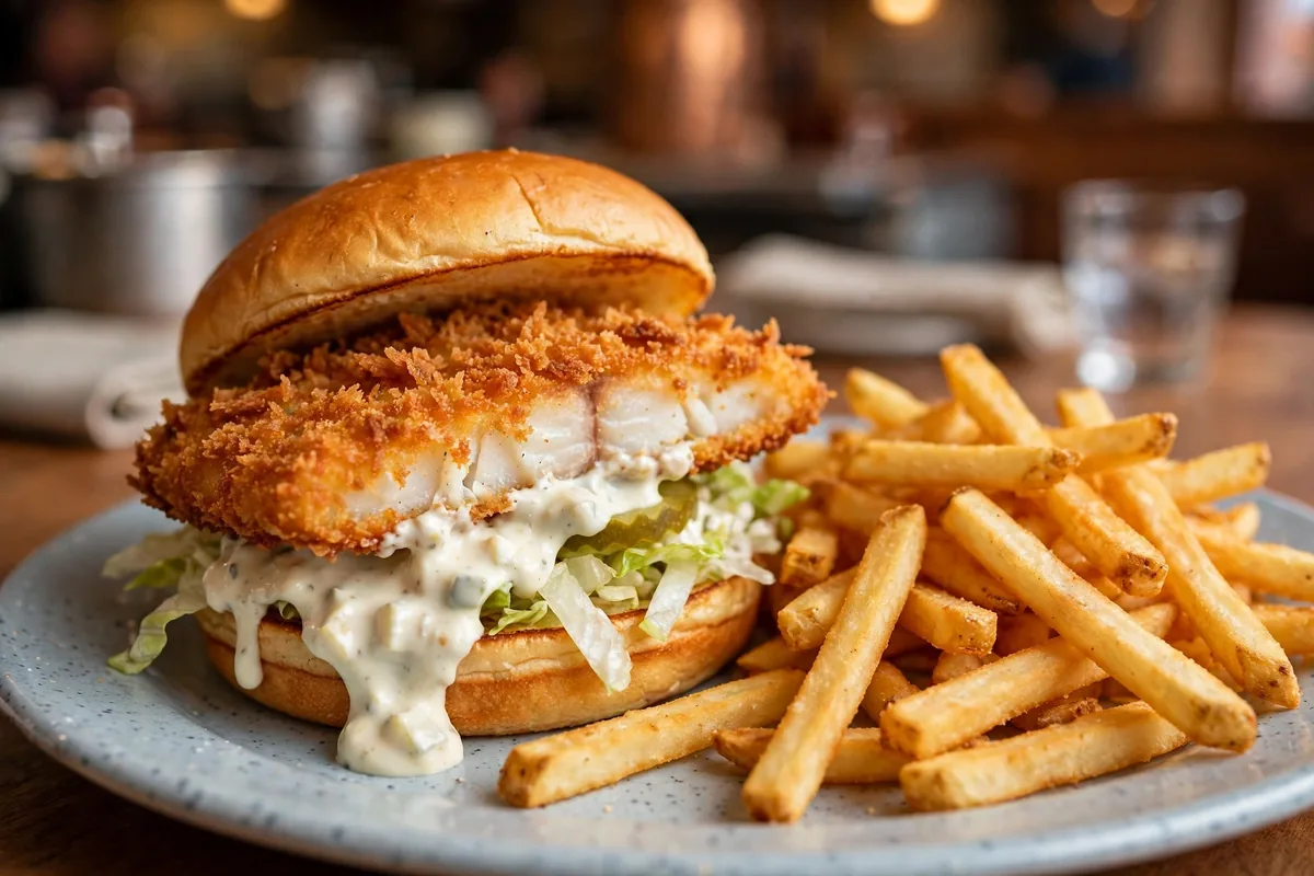 apollo burger menu halibut fish sandwich and fries