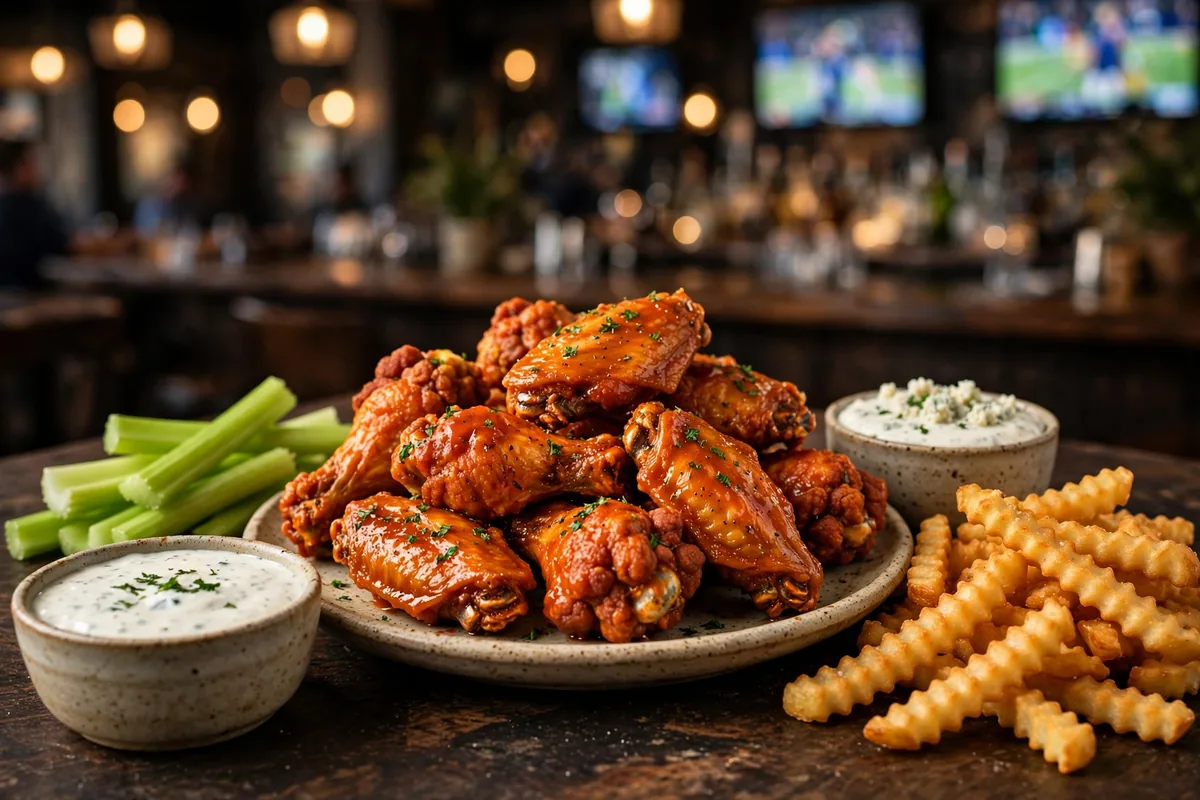Arooga's menu prices 2026 buffalo wings sports bar