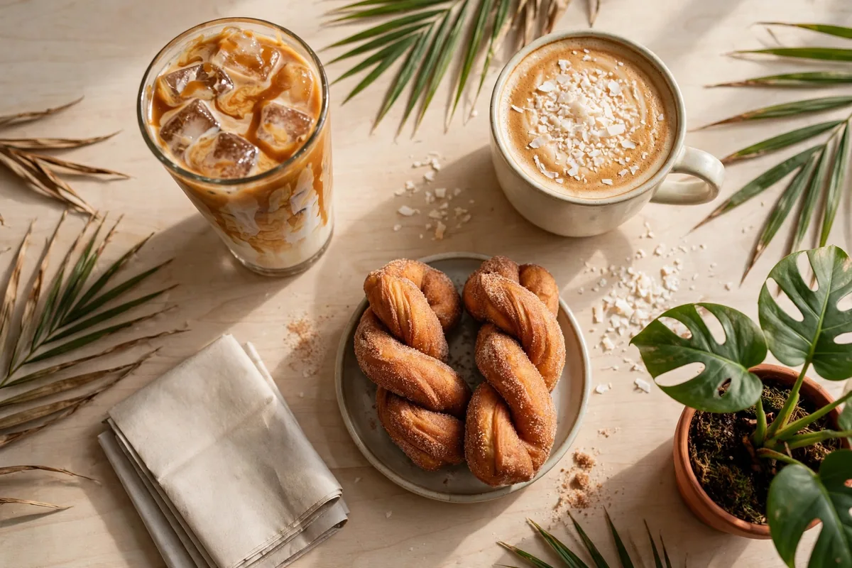 Bad ass coffee menu prices 2026 iced lattes malasada donuts and hot latte spread