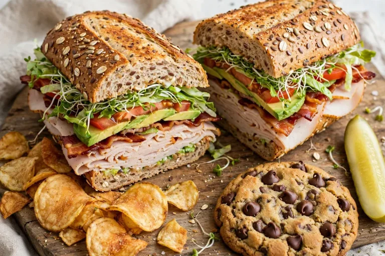Baggin's sandwiches menu prices 2026 gourmet deli sandwich meal with chips and cookie