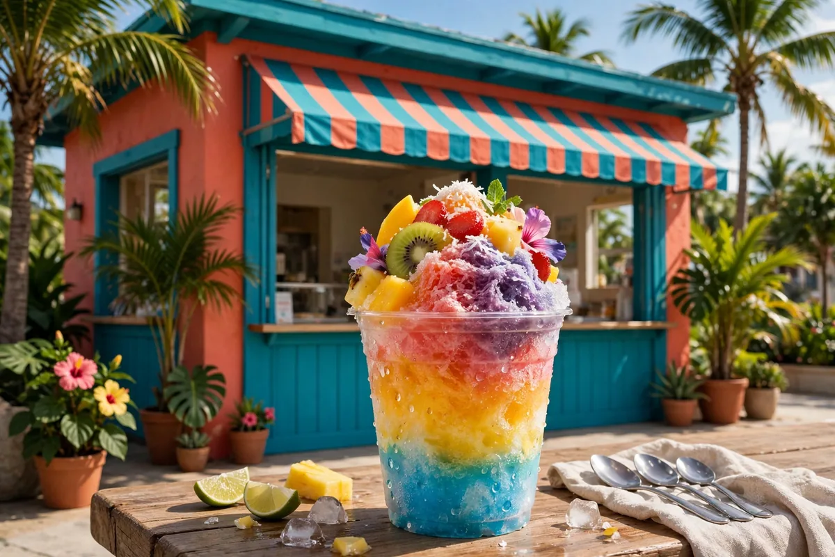 Bahama Buck's locations near me: tropical shaved ice shop storefront
