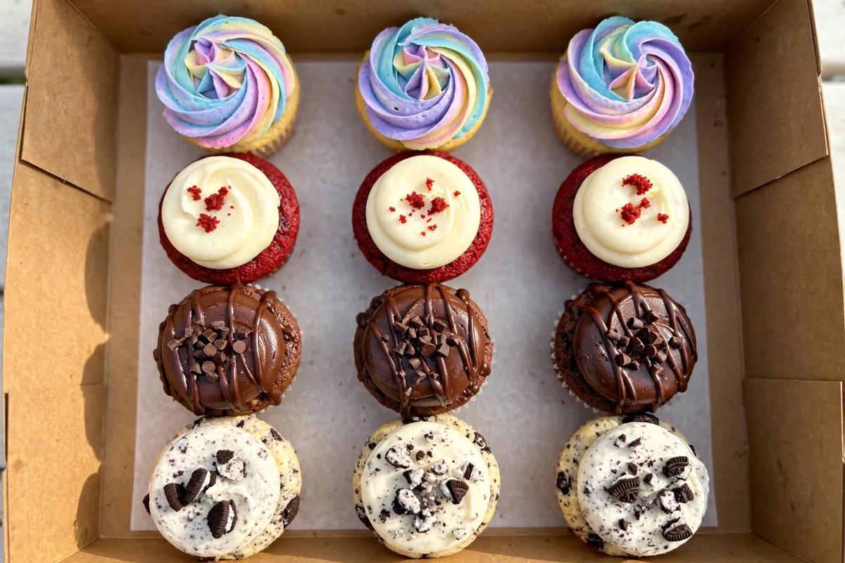 Baked by Melissa menu prices 2026 box of mini cupcakes