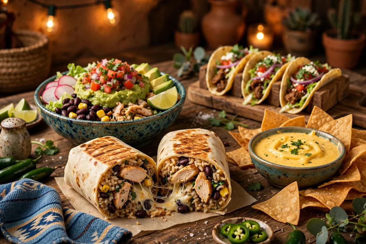Barberitos menu prices 2026 chicken burrito bowl tacos queso