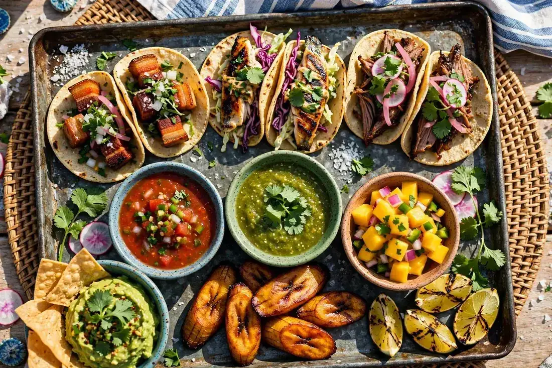 Bartaco menu prices 2026 tacos and street food on a metal tray