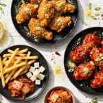 bb.q Chicken menu prices 2026 Korean fried chicken spread