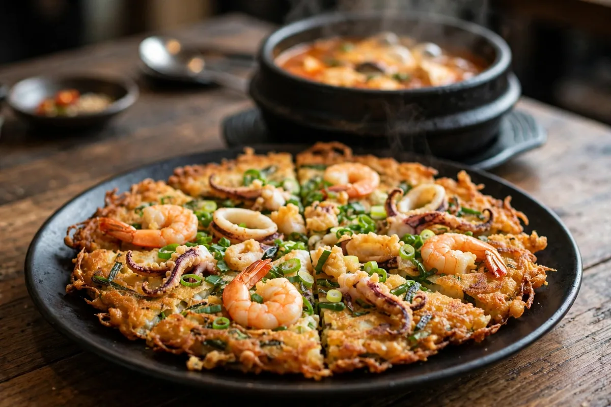 BCD Tofu House seafood pancake and bubbling soon tofu soup Korean menu prices