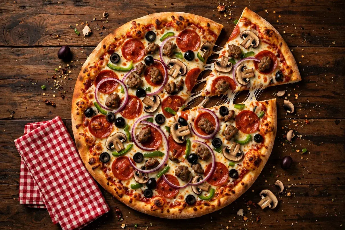 bearnos pizza menu prices 2026 loaded supreme pizza