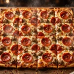 Beggars Pizza menu prices 2026 thin crust sausage pepperoni pizza
