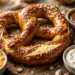 Ben's Soft Pretzels menu prices 2026 jumbo pretzel with dipping sauces