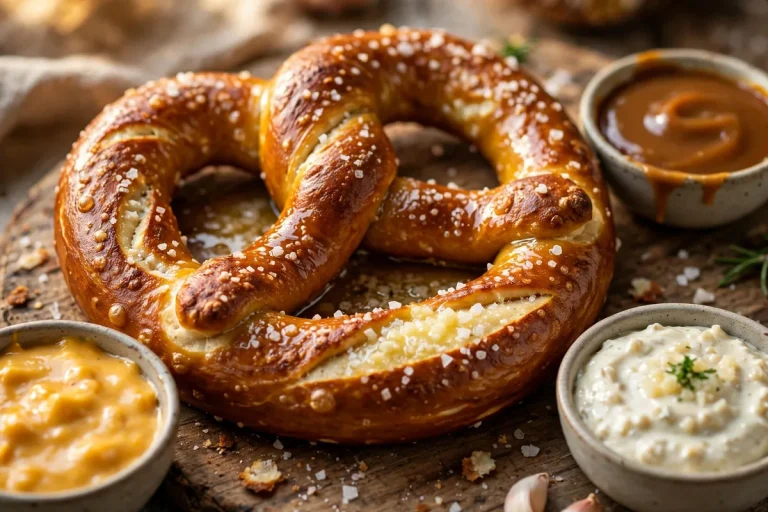 Ben's Soft Pretzels menu prices 2026 jumbo pretzel with dipping sauces