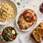 biaggi's ristorante italiano menu prices 2026 fettuccini alfredo chicken parmesan