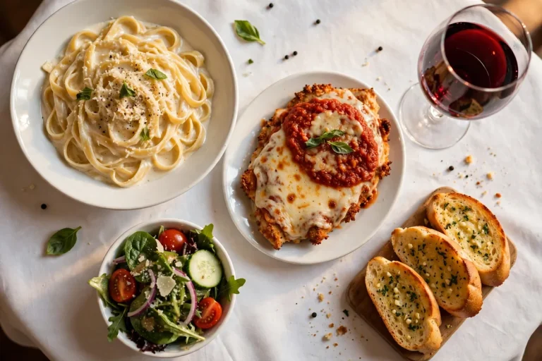 biaggi's ristorante italiano menu prices 2026 fettuccini alfredo chicken parmesan