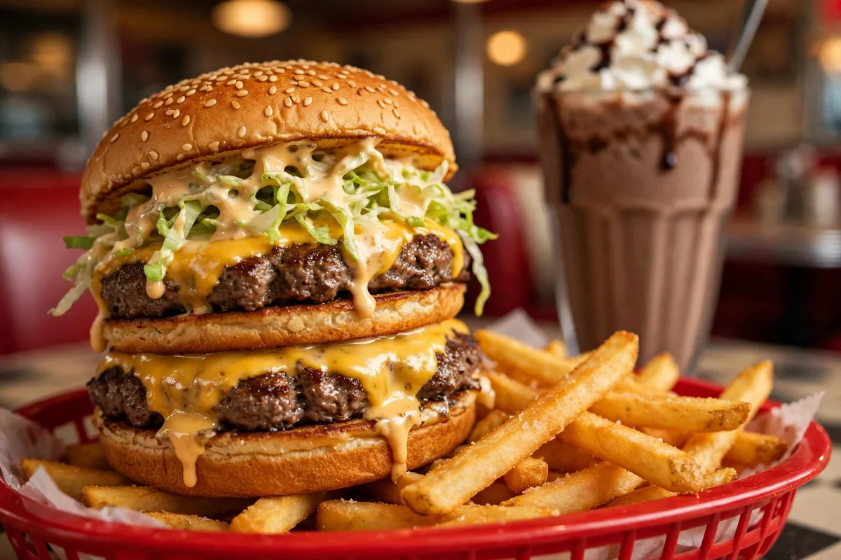 big boy menu prices 2026 double decker burger fries and shake