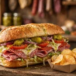 big town hero menu prices 2026 deli hero sandwich with chips and pickle