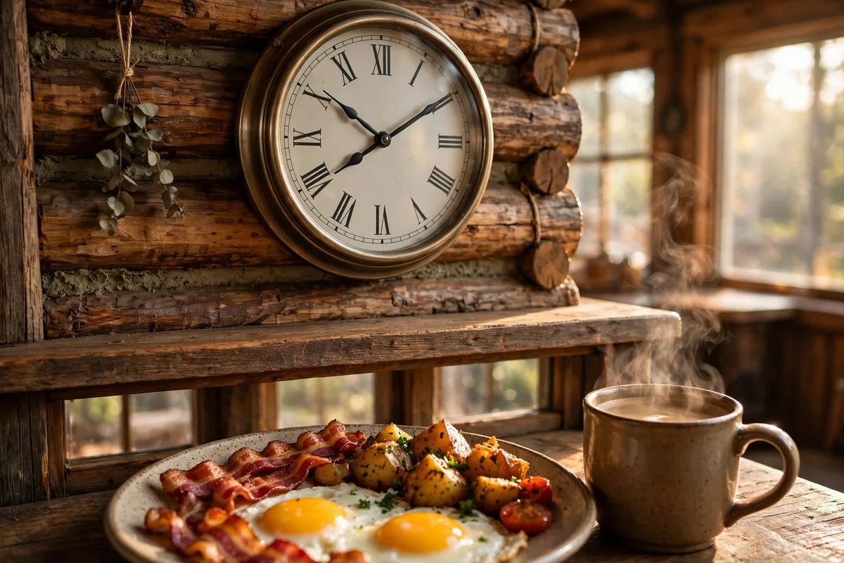 Black Bear Diner working hours and morning breakfast