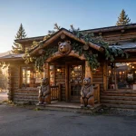 Black Bear Diner hours storefront at sunrise