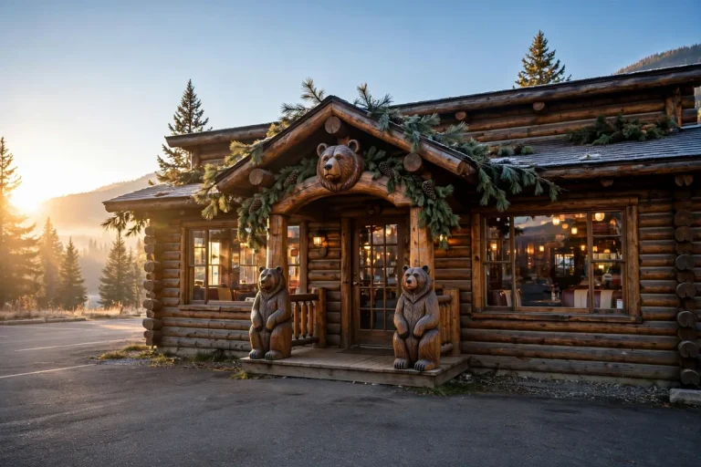 Black Bear Diner hours storefront at sunrise