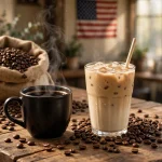 Black Rifle Coffee menu card with 2026 prices