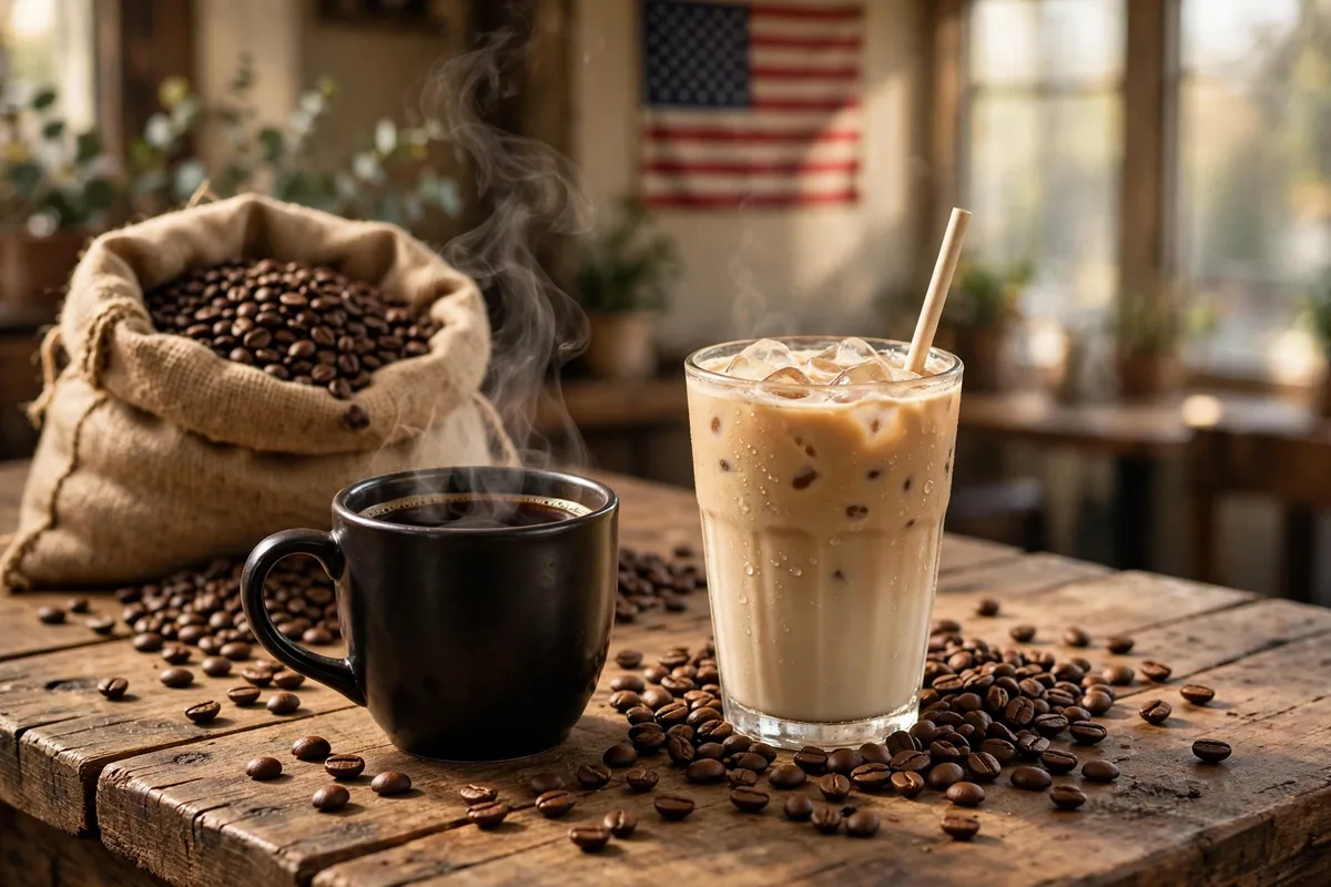 Black Rifle Coffee menu card with 2026 prices