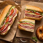 Blimpie secret menu custom sub sandwiches on a deli counter