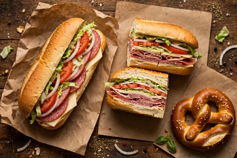 Blimpie secret menu custom sub sandwiches on a deli counter