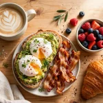 Bluestone Lane menu prices 2026 flat white and brunch spread