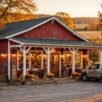 Bob Evans locations near me, restaurant storefront exterior at sunset