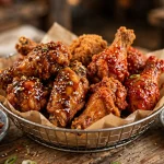 Bonchon menu with Korean fried chicken wings prices