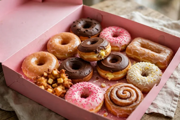 BoSa Donuts menu prices 2026: assorted glazed donuts in bakery box