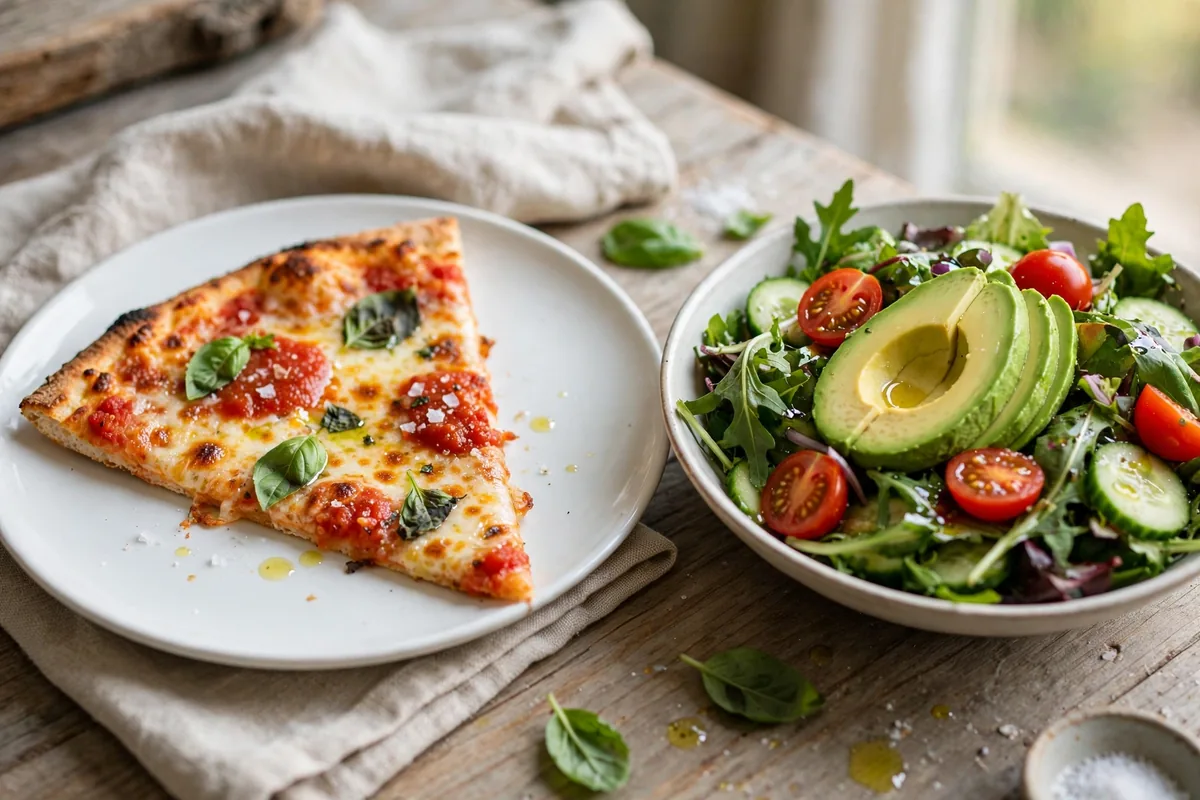 California Pizza Kitchen calories guide: BBQ chicken avocado pizza