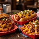 Carney's menu prices 2026 chili cheeseburger hot dog loaded fries