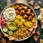 Cava secret menu hacks: loaded Mediterranean bowl with harissa honey chicken, crazy feta and avocado