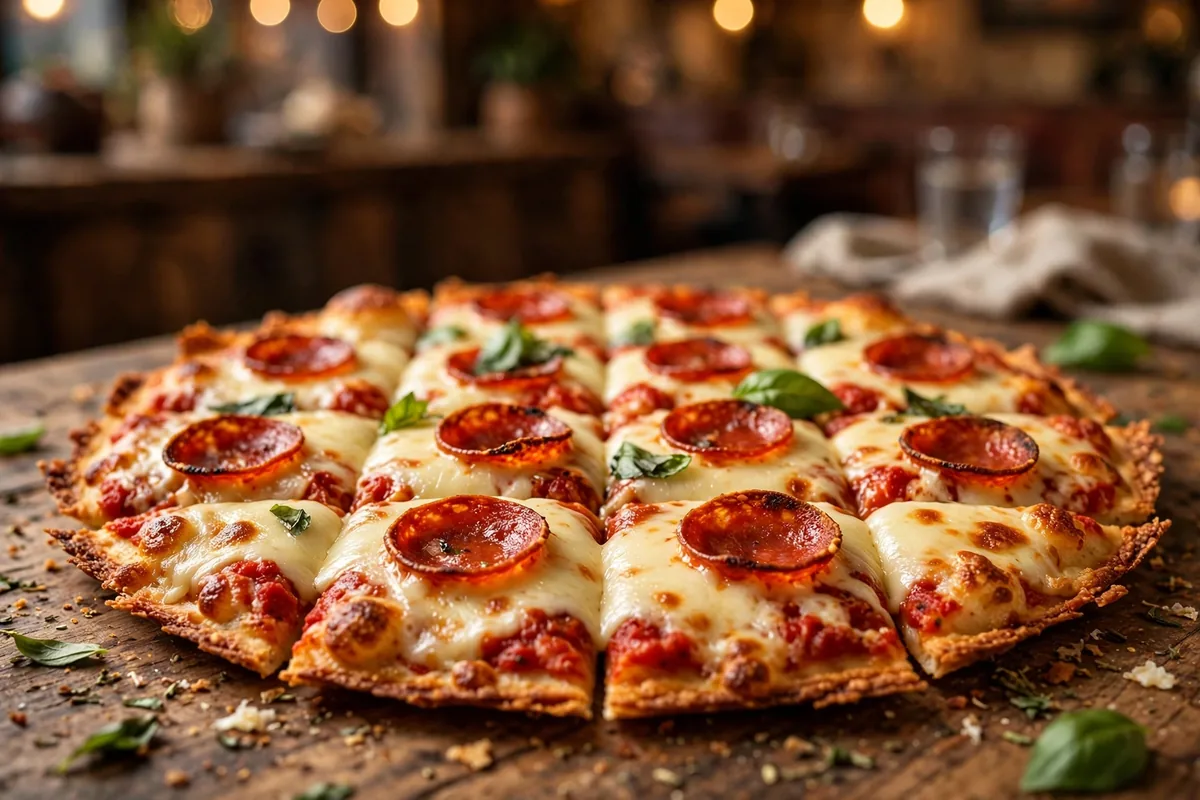 Cecil Whittakers Pizza menu prices 2026 St Louis style thin crust pizza with pepperoni and provel cheese