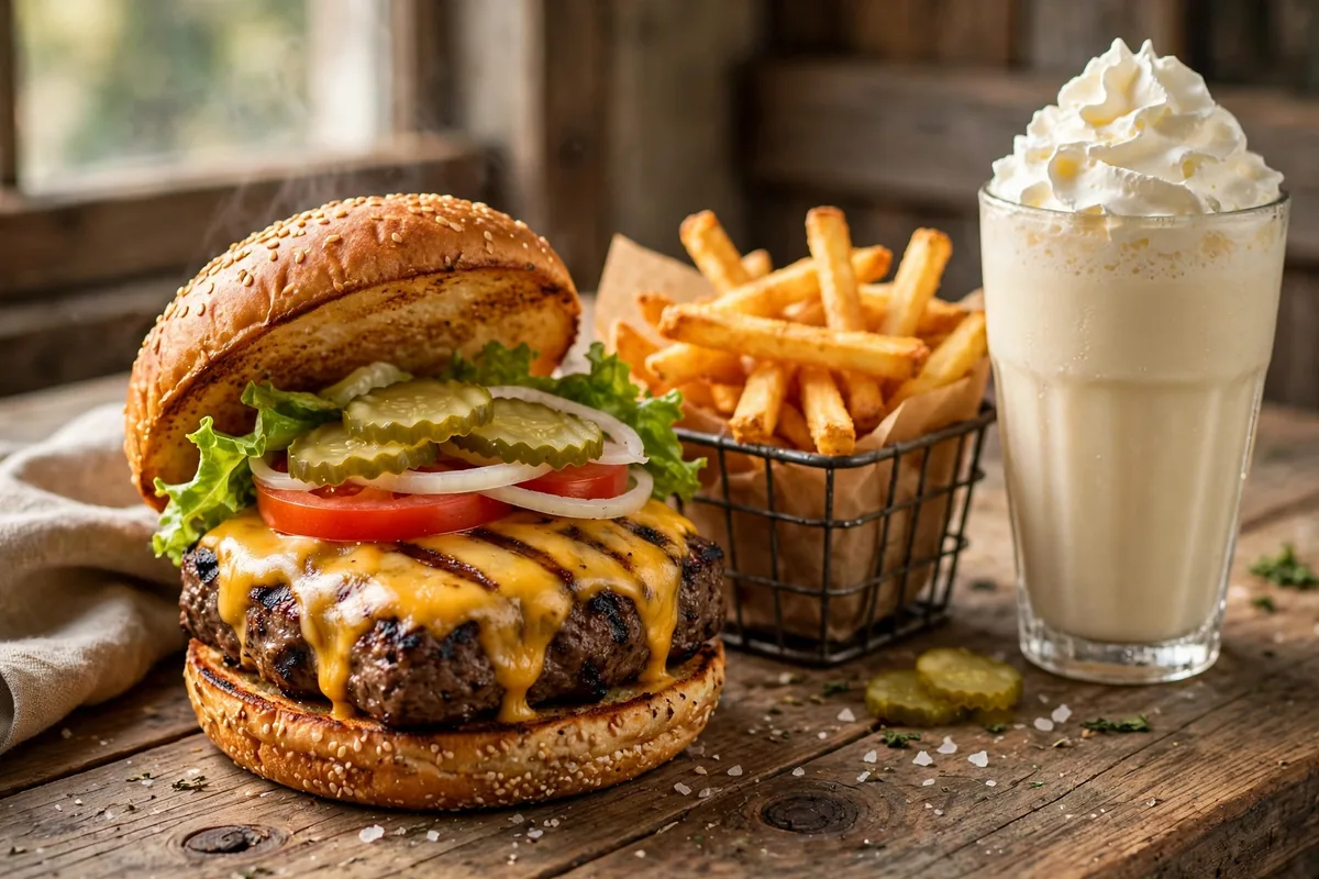 Char Grill menu prices 2026 charcoal grilled cheeseburger fries and milkshake