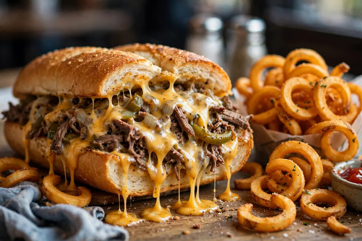 cheese steak shop menu prices 2026 philly cheesesteak close up
