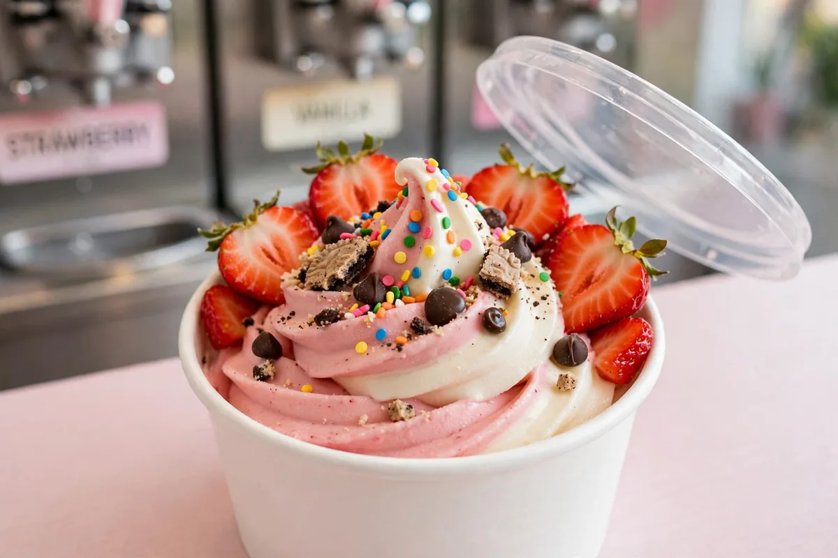 CherryBerry frozen yogurt menu prices