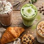 coffee bean tea leaf menu prices 2026 iced mocha blended matcha latte croissant
