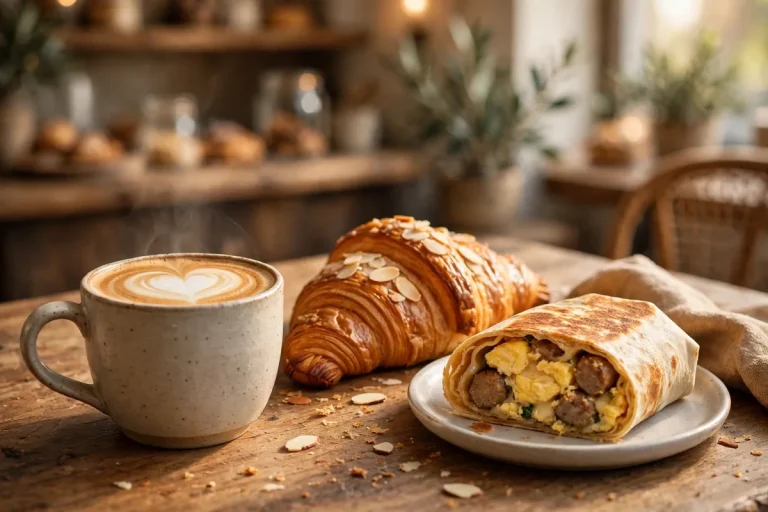 Colectivo coffee menu prices 2026 latte almond croissant breakfast burrito