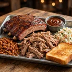 Corky's BBQ menu with prices