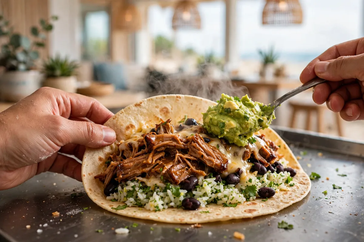 Costa Vida sweet pork burrito menu prices